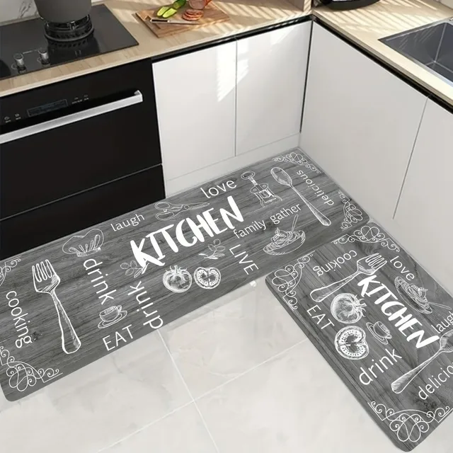 Oilproof kitchen rug