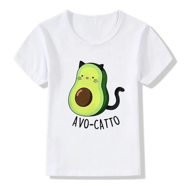 Tricou pentru copii cu avocado Rebecka detske-tricko-s-avokadem-u 6