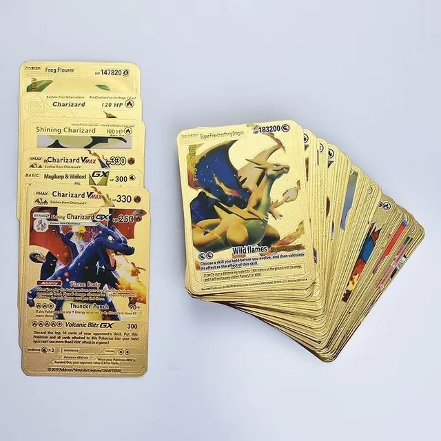Złote karty Pokémon VMax