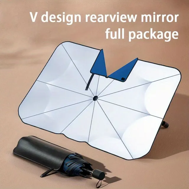 New car sun visor: Telescopic sun visor for insulation of heat and protection against sunlight