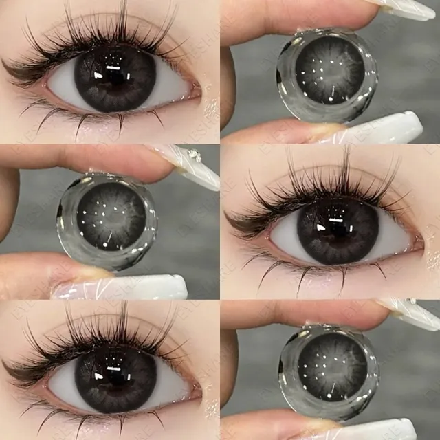 Luxury contact lenses without dioptre - realistic colors, several variants