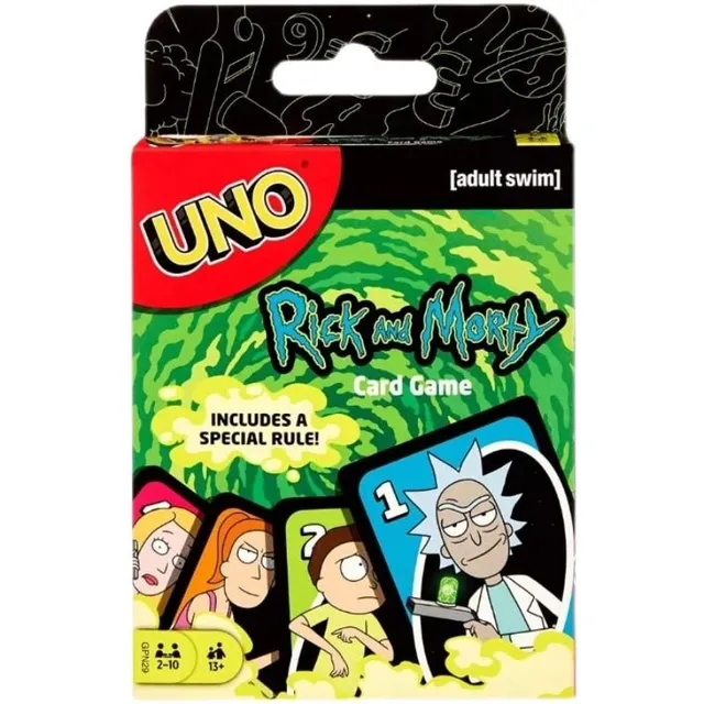 UNO Board Card Game - Rick and Morty