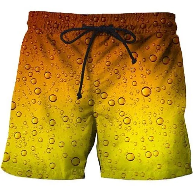 Men's stylish summer shorts Beer