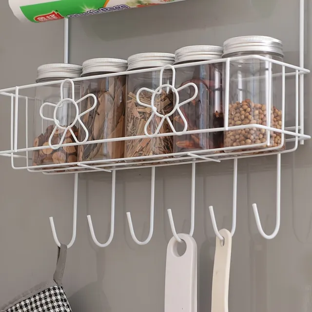 1 pcs Storage hanger basket on the fridge - Kitchen accessories