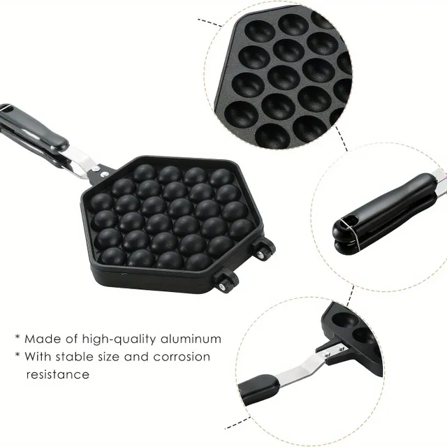 1 piece waffle maker and outdoor form for baking 3v1