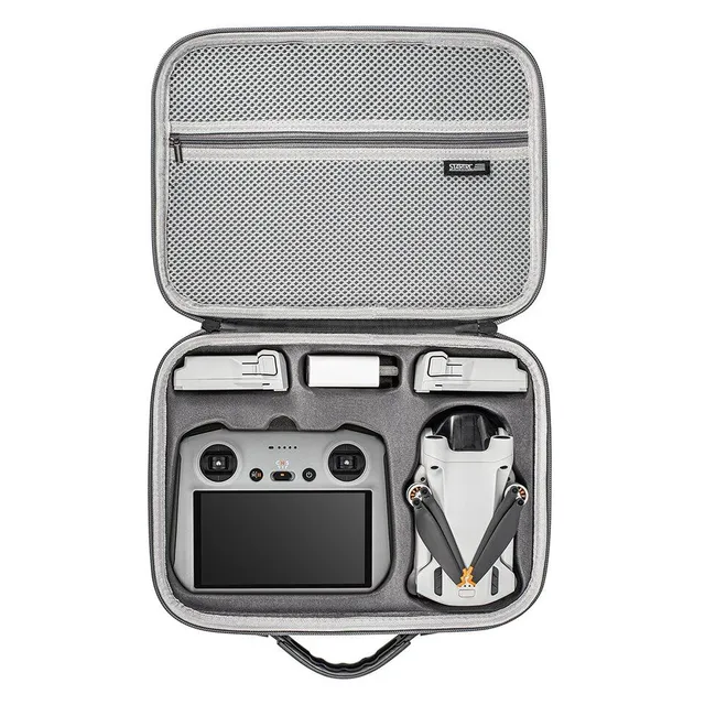Portable drone protective case with shoulder strap