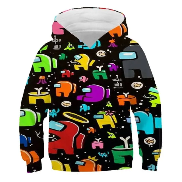 Bluza dziecięca z nadrukiem gry komputerowej