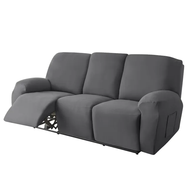 8pcsGreat velvet sofa - Laundry for 3-seater sofa bed - Protects furniture with pocket on the side - Flexible and comfortable