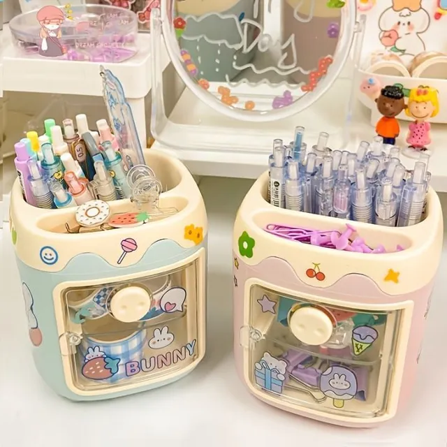Modern original organizer into a children's room in the shape of a fridge - more colors