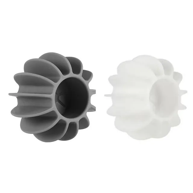 Silicone propeller ball for washing machine to remove hair from laundry