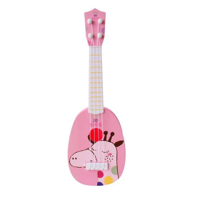 Mini edukacyjna gitara dla dzieci z słodkim drukiem