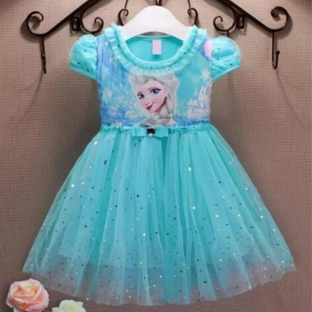 Girl dress from the fairy tale Frozen