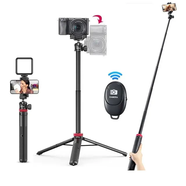 Universal selfie stick extendable to tripod - two variants Rumish