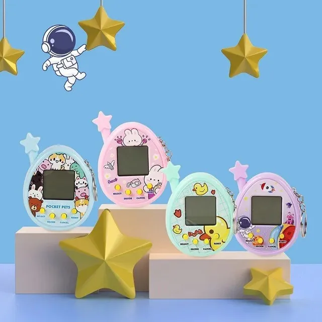 Gyerekek szórakoztató elektronikus Tamagotchi kisállat medál - különböző típusú