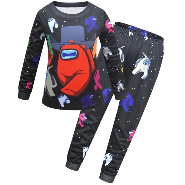 Children's comfortable two-piece pajamas Among us