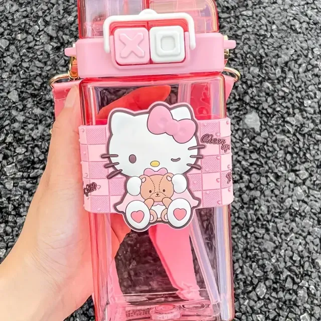 Hellokitty Cup On Water, Portable Plastic Cup On Drinking