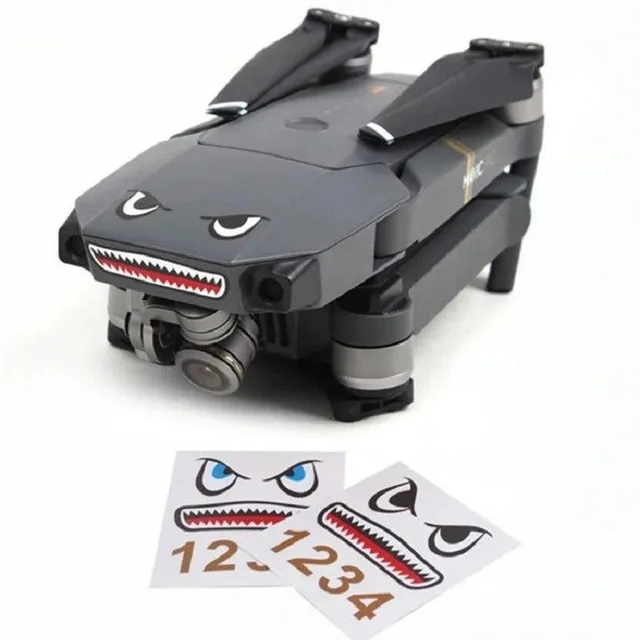 Sticker Shark on drone 2 sets