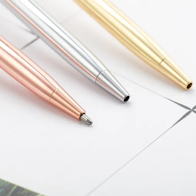 Luxury office pen with crown-shaped decoration