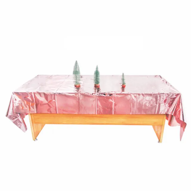 Rose zlaté dekoračné obrus na stôl (273cm tablecloth)