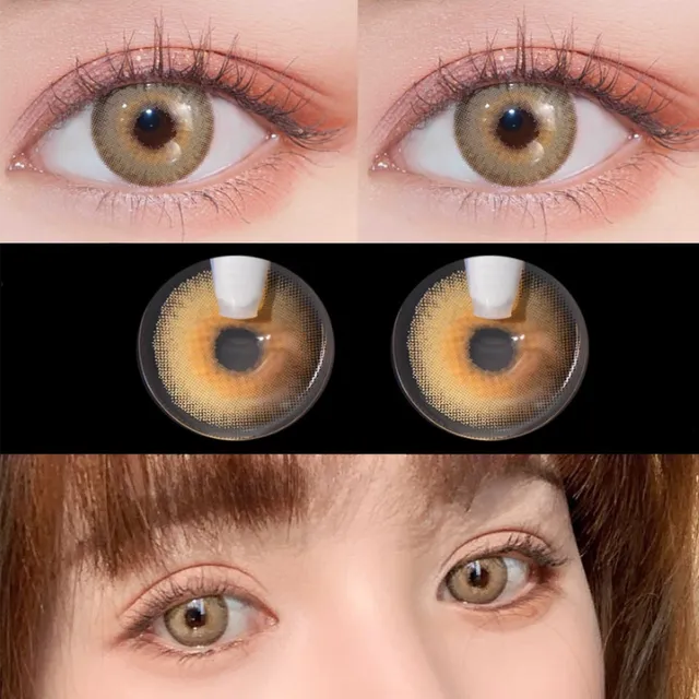 Colored eye lenses