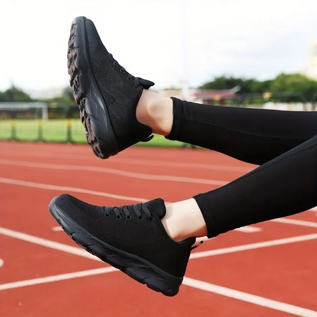 Buty sportowe dla kobiet oddychające i amortyzujące, buty do bieg