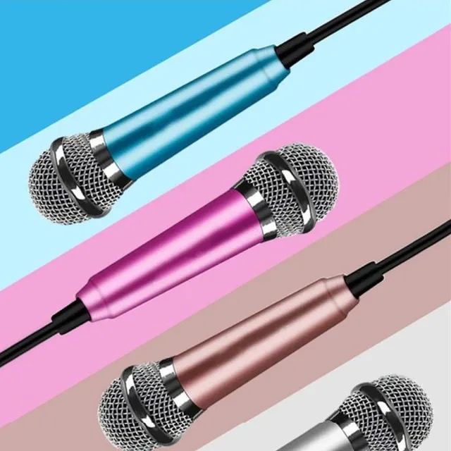 Mini vezetékes mikrofon - 4 szín