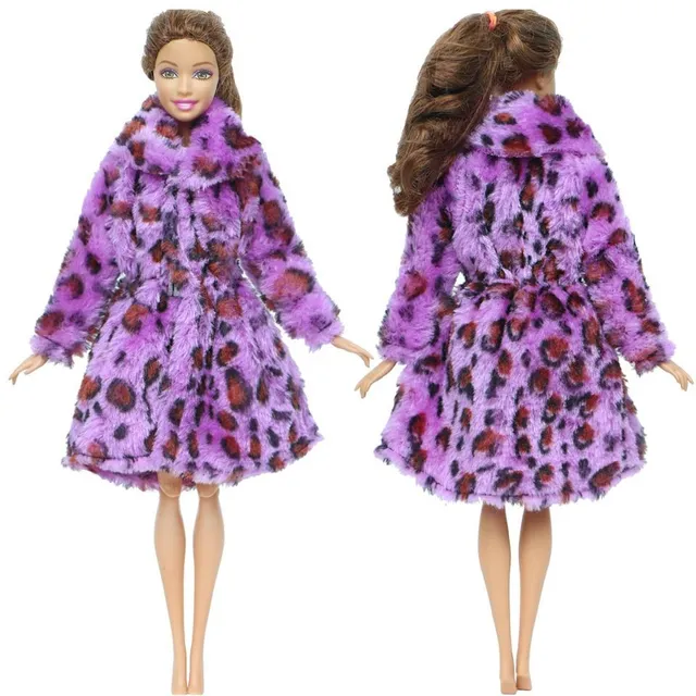 Soft coat for Barbie doll 18