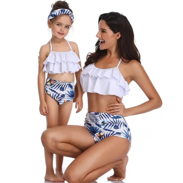 Luxury bikini for mom and daughter