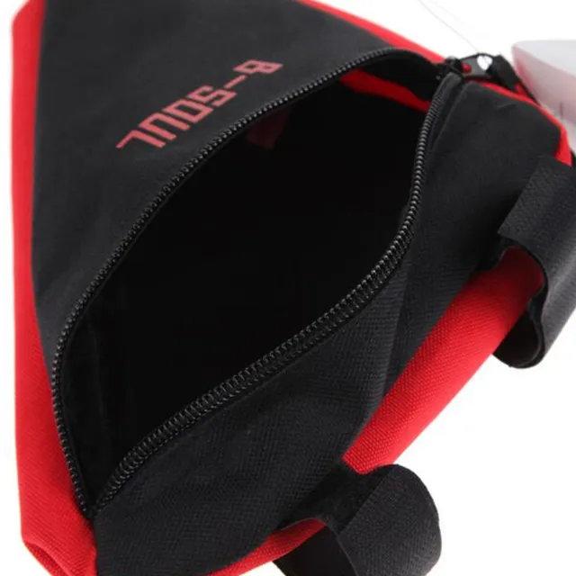 Triangular waterproof bag for bicycle frame