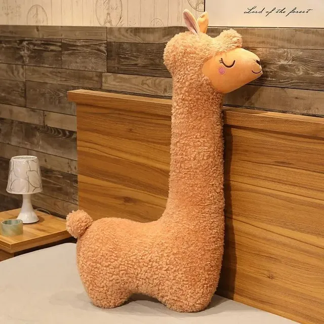 Cute Rolling Llama Pillow