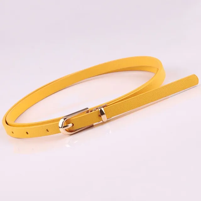 Ladies narrow elegant belt