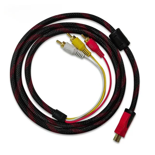 Kábel HDMI na 3RCA