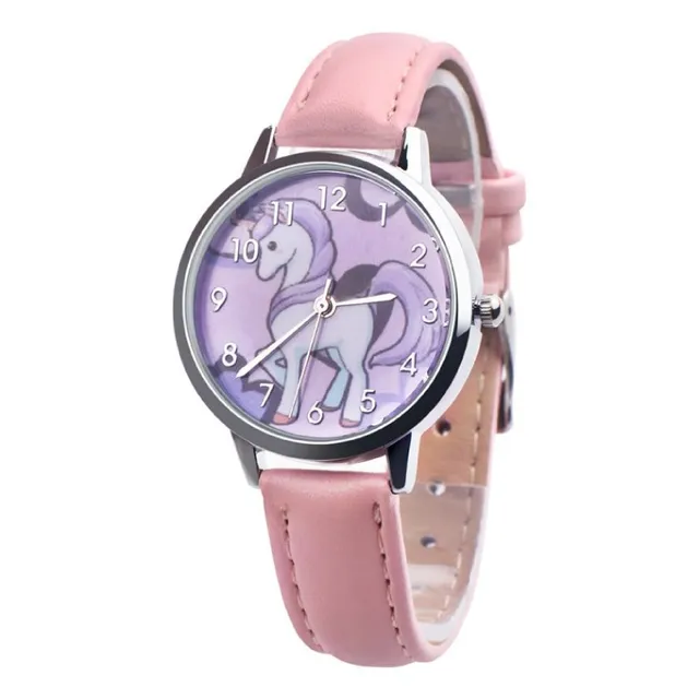 Ceasuri pentru copii cu unicorn Davi - mai multe culori