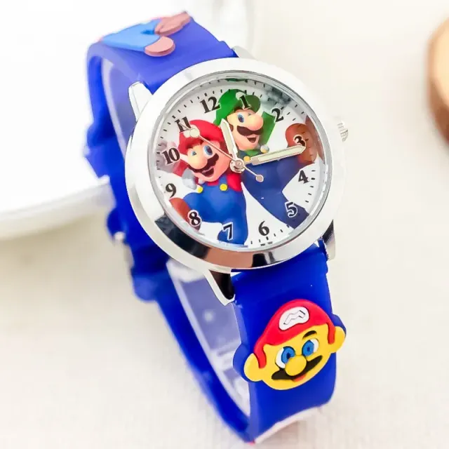 Ceasuri analogice pentru copii cu motivul Super Mario Bros.