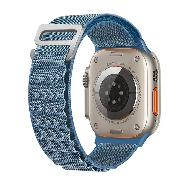 Replacement strap with alpine loop for Apple Watch