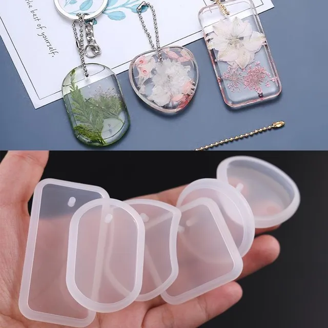Silicone moulds for jewellery making - mini set