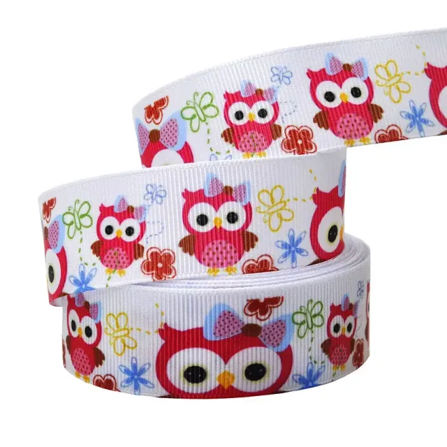 Elastic belt with printing of animals - 25 mm, 4.5 meters