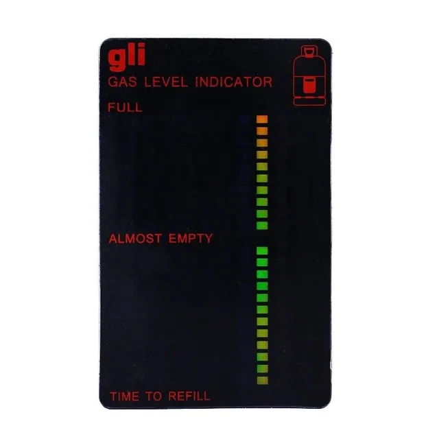 Gas level indicator