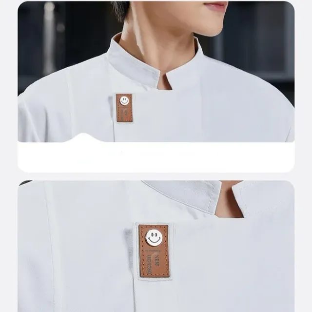 Unisex chef shirt with short or long sleeve - Cook uniform
