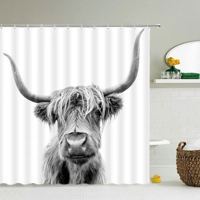 Funny shower curtain