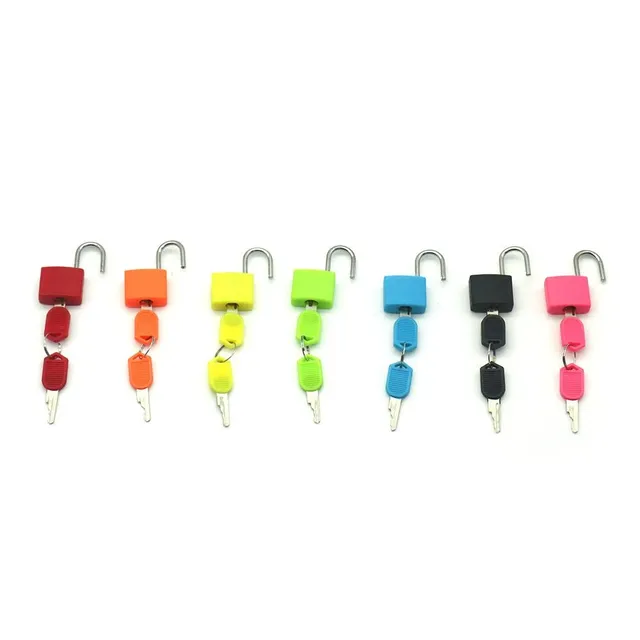 Set of educational Montessori colourful locks