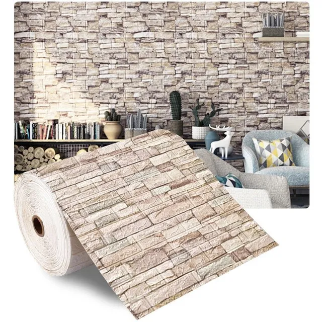 3D self-adhesive wallpaper