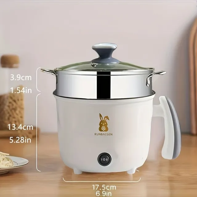 Electric multifunction pot 1,8L with steam basket