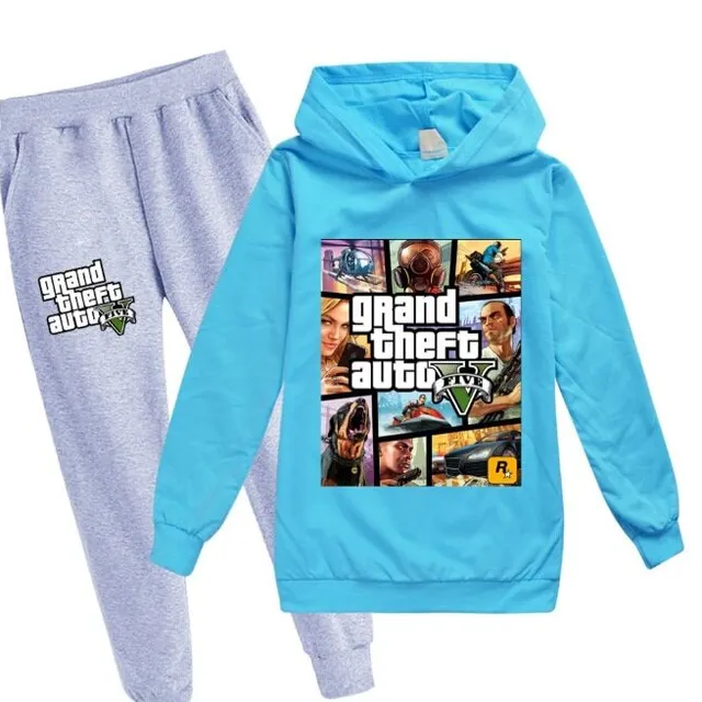 Children's training suits cool with GTA 5 prints color at picture 13 3 - 4 roky