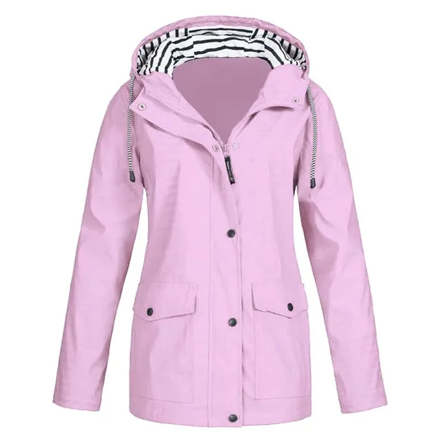 Women's lightweight chamois jacket c-pink 4xl