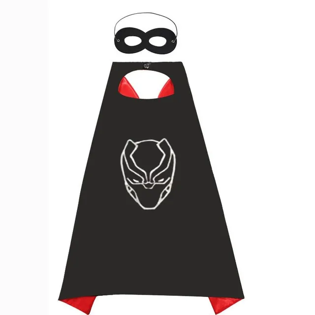 Dziecięcy kostium superbohatera z nadrukiem - peleryna + szalik