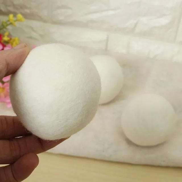 Wool balls for washing and drying laundry