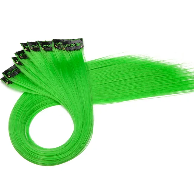 Extensii colorate pentru păr cu clips 80g