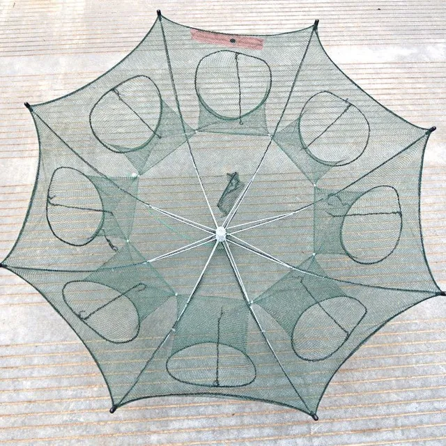 Innovative fishing net with 8 holes