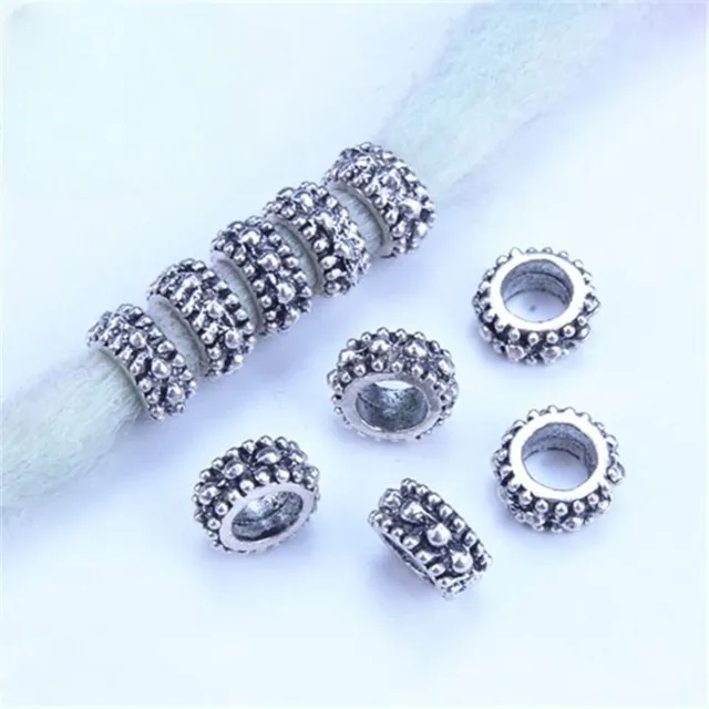 Metal hair rings